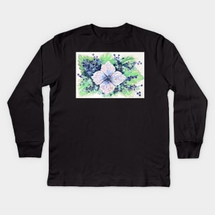 Hydrangea Kids Long Sleeve T-Shirt